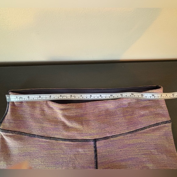 Lululemon Wunder Under High-Rise 21" Edged Stripe Jacquard Blueprint Royal Ruby - Picture 11 of 14